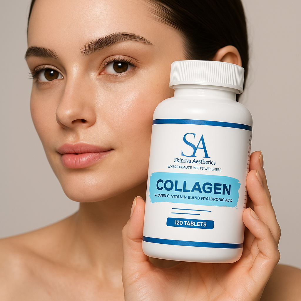 Collagen With Vitamin C, E & Hyaluronic Acid – 120 Tabs