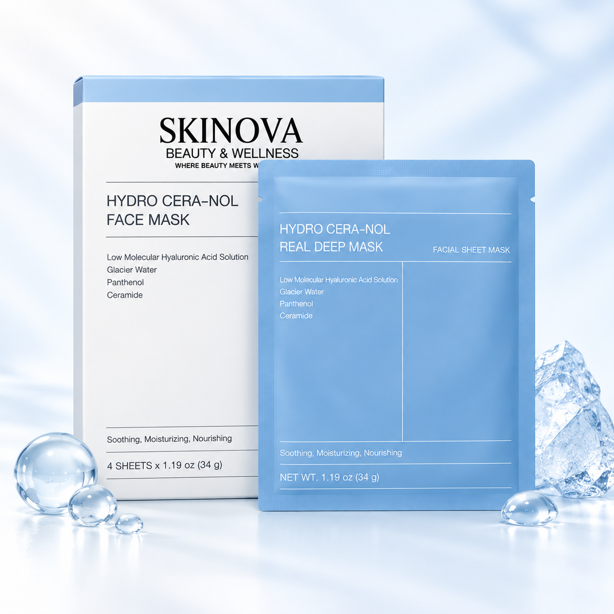 Skinova Real Deep Facial Sheet Masks
