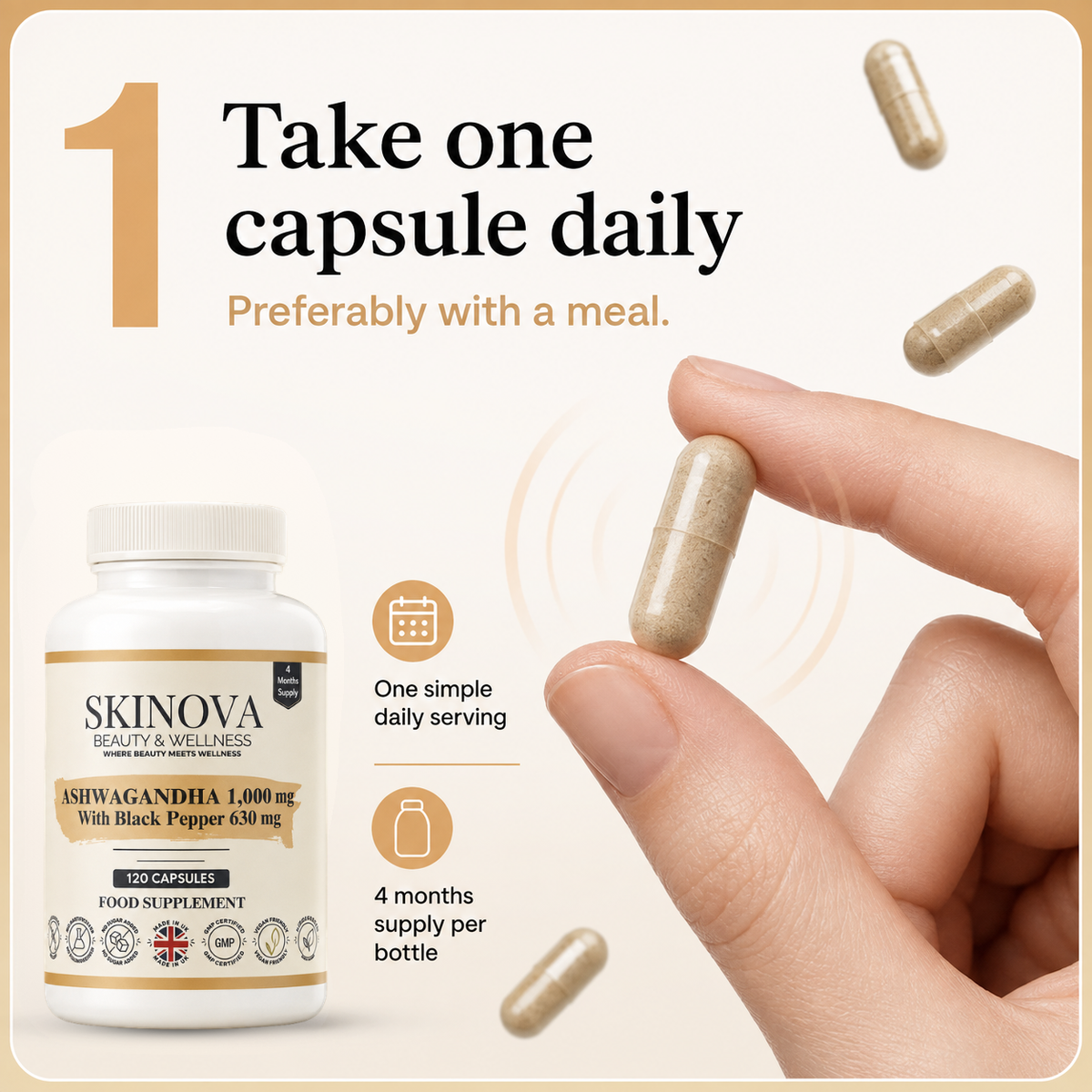 Ashwagandha 1000mg Capsules