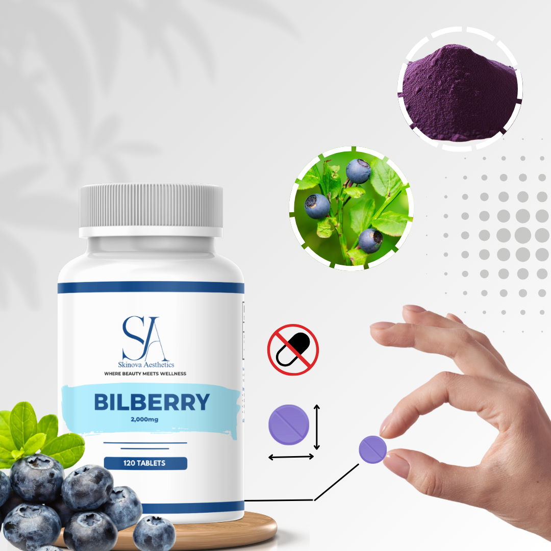 Bilberry Extract 2000mg – Eye & Antioxidant Boost