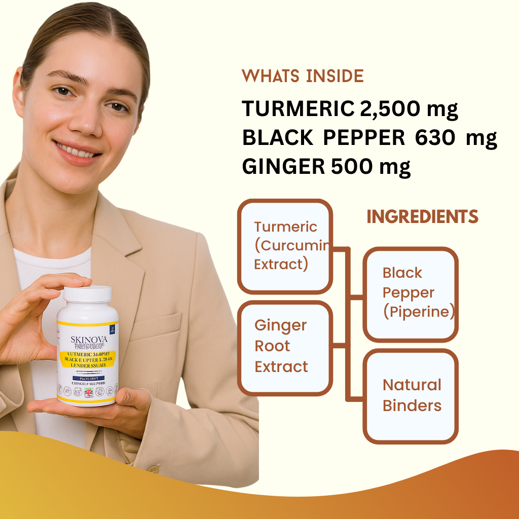 Turmeric, Ginger & Black Pepper Tablets