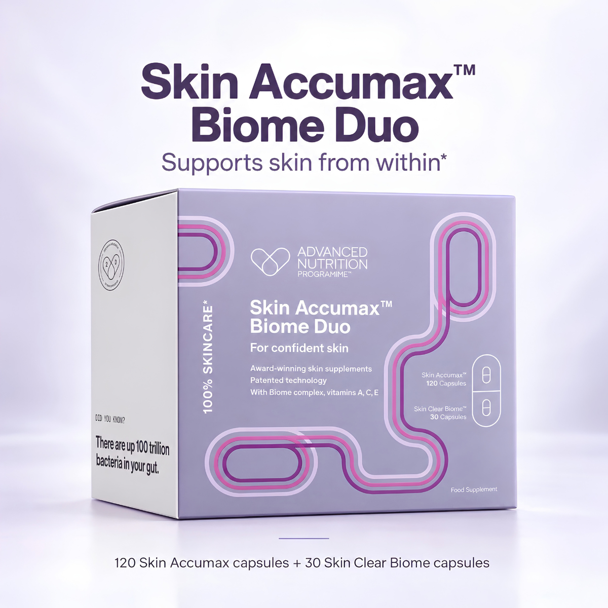 Advanced Nutrition Programme Skin Accumax™ Biome Duo – 150 Capsules