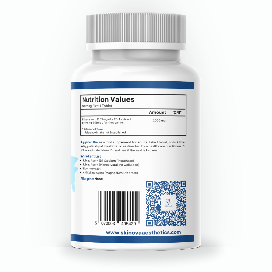 Bilberry Extract 2000mg – Eye & Antioxidant Boost