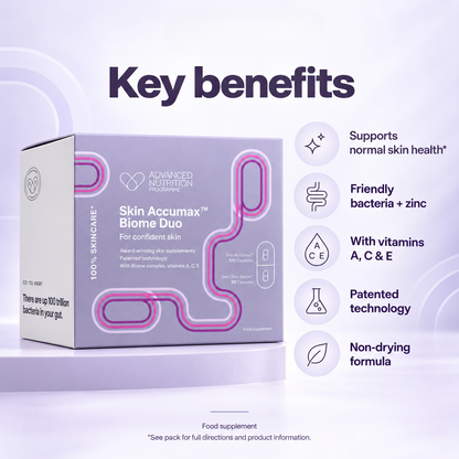 Advanced Nutrition Programme Skin Accumax™ Biome Duo – 150 Capsules
