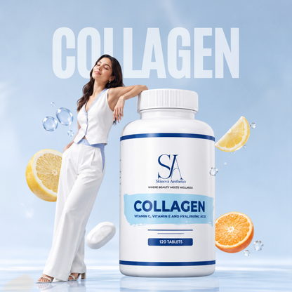 Collagen With Vitamin C, E & Hyaluronic Acid – 120 Tabs