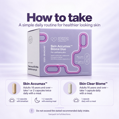 Advanced Nutrition Programme Skin Accumax™ Biome Duo – 150 Capsules