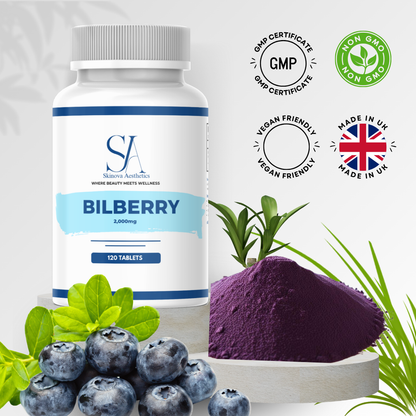 Bilberry Extract 2000mg – Eye & Antioxidant Boost