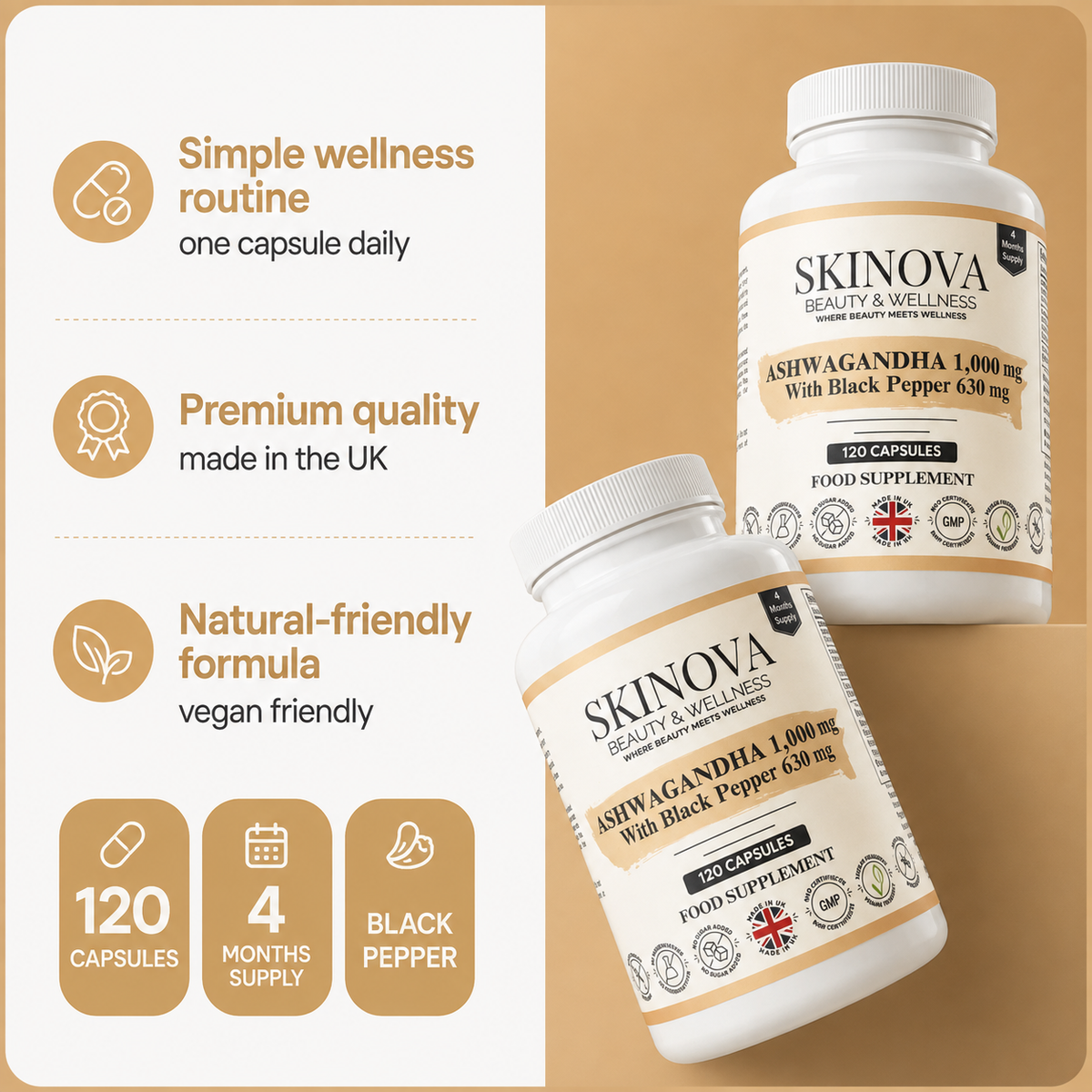 Ashwagandha 1000mg Capsules