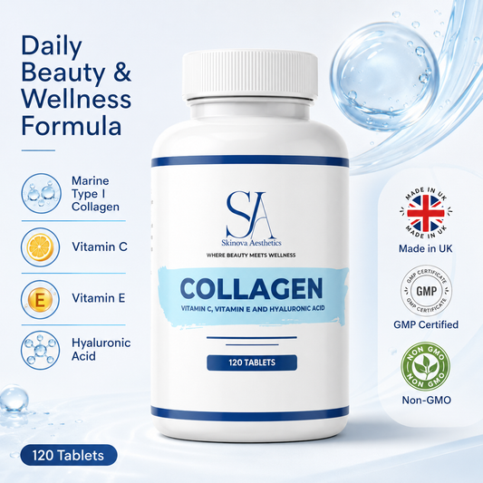 Collagen With Vitamin C, E & Hyaluronic Acid – 120 Tabs