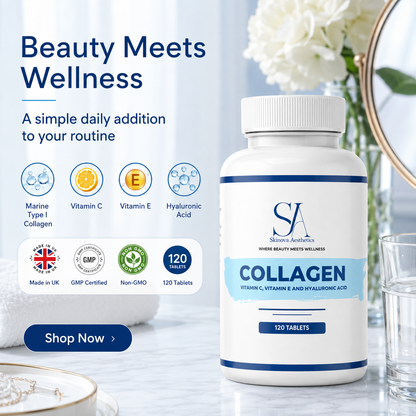 Collagen With Vitamin C, E & Hyaluronic Acid – 120 Tabs