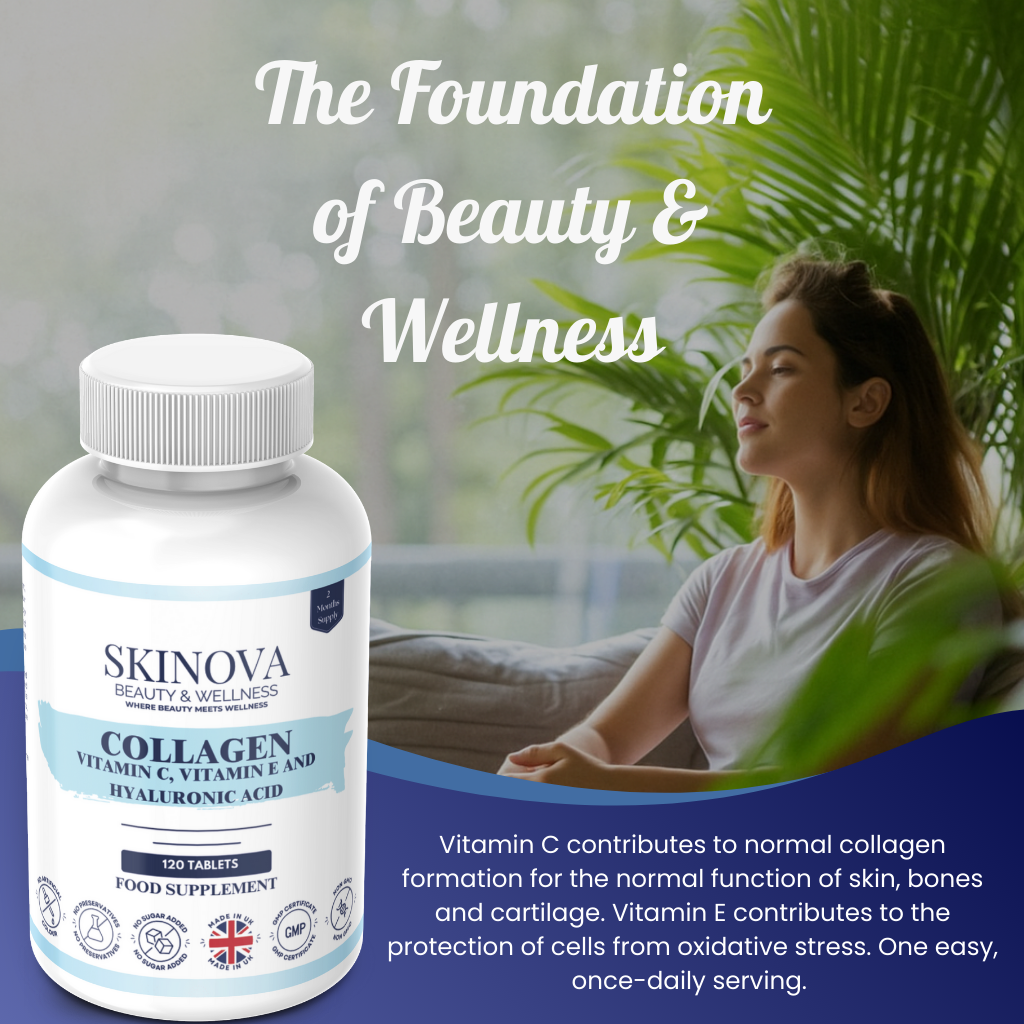 Collagen With Vitamin C, E & Hyaluronic Acid