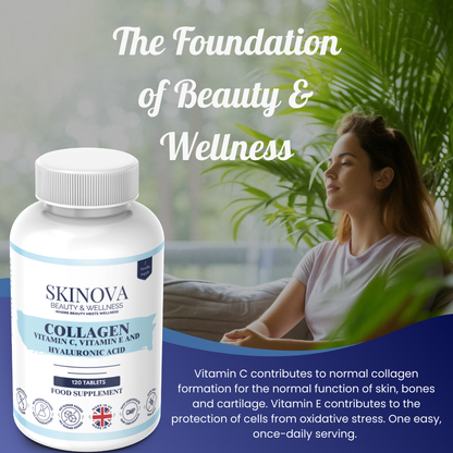 Collagen With Vitamin C, E & Hyaluronic Acid