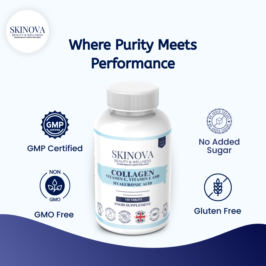 Collagen With Vitamin C, E & Hyaluronic Acid