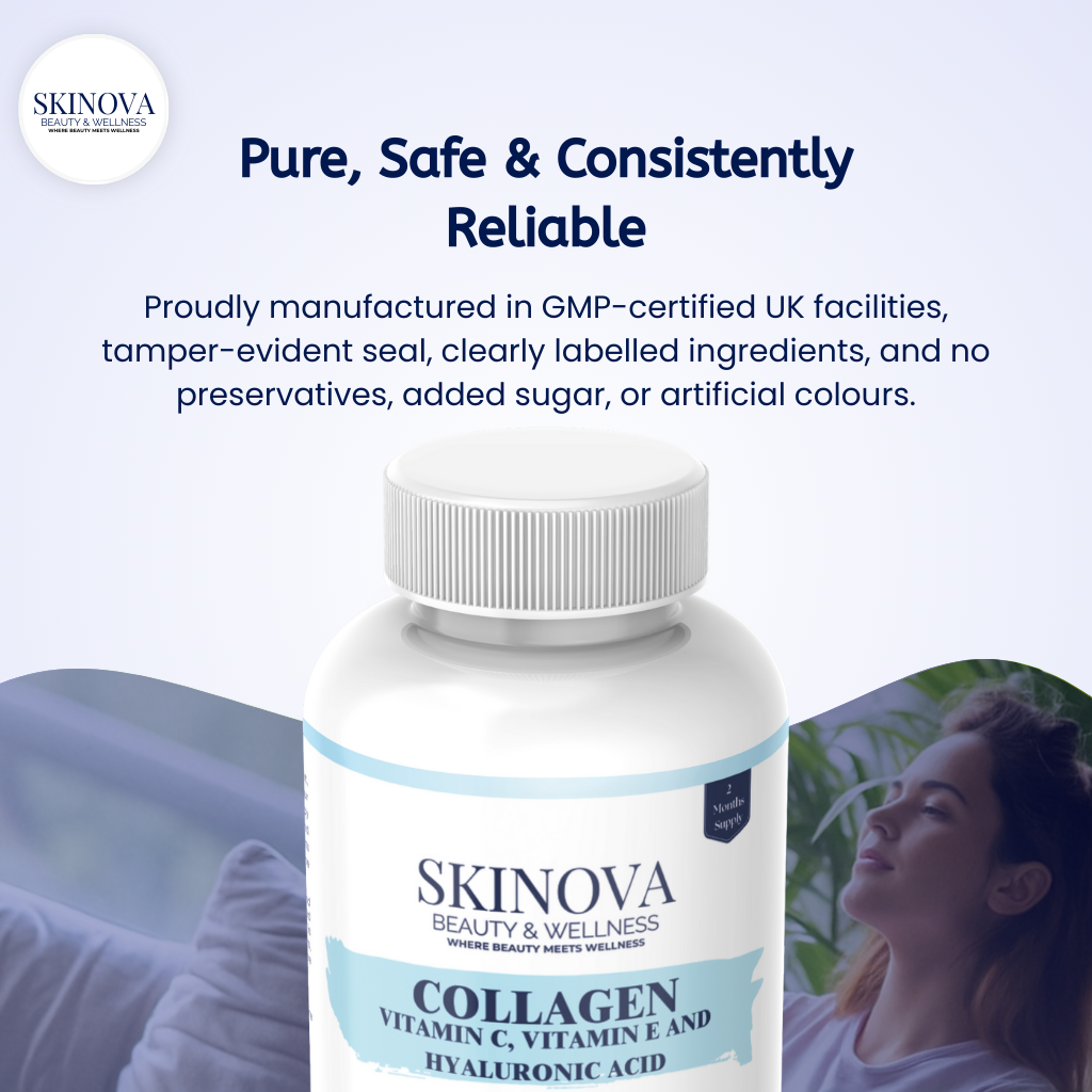 Collagen With Vitamin C, E & Hyaluronic Acid