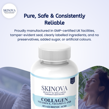 Collagen With Vitamin C, E & Hyaluronic Acid
