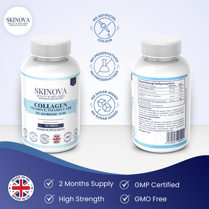 Collagen With Vitamin C, E & Hyaluronic Acid
