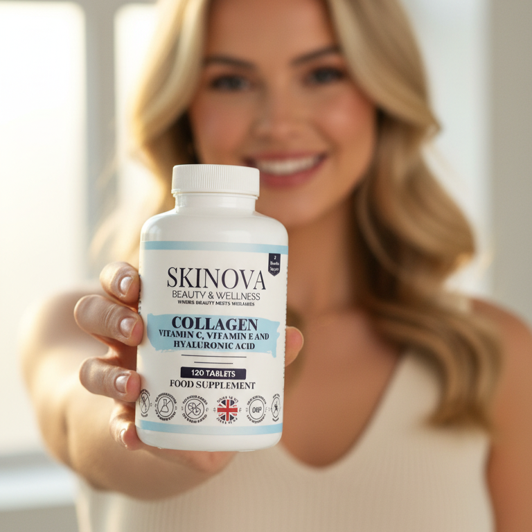 Collagen With Vitamin C, E & Hyaluronic Acid