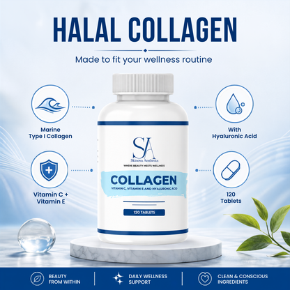 Collagen With Vitamin C, E & Hyaluronic Acid – 120 Tabs