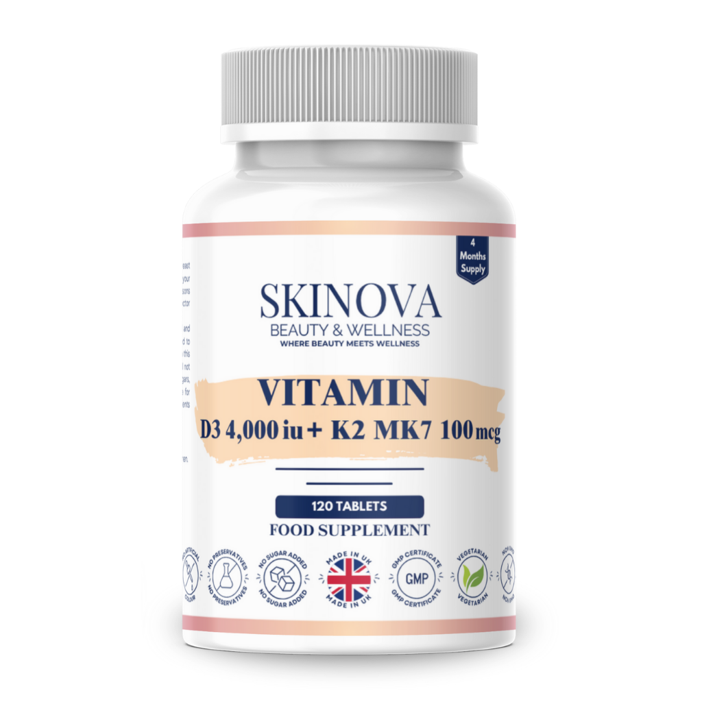 Vitamin D3 + K2 MK7 Tablets