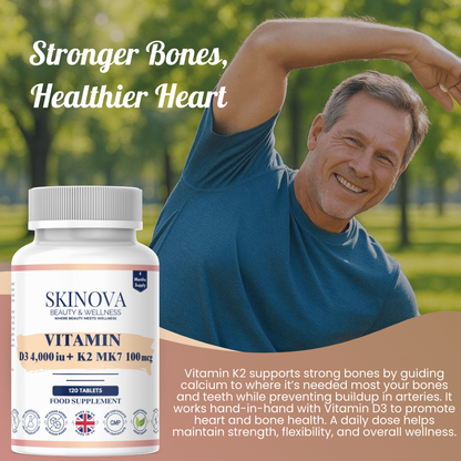 Vitamin D3 + K2 MK7 Tablets